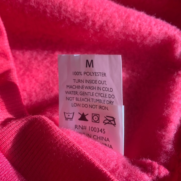 Dog Sweatshirt Hoodie Pink Sweater No Filter - Picture 10 of 10